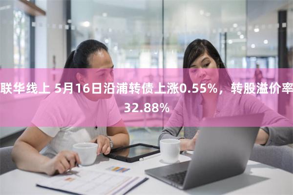 联华线上 5月16日沿浦转债上涨0.55%，转股溢价率32.88%