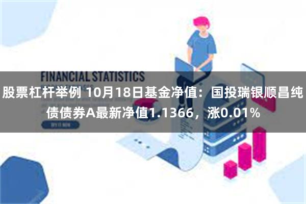 股票杠杆举例 10月18日基金净值：国投瑞银顺昌纯债债券A最新净值1.1366，涨0.01%