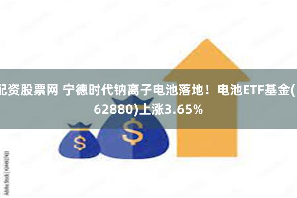 配资股票网 宁德时代钠离子电池落地！电池ETF基金(562880)上涨3.65%