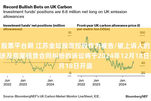股票平台期 江苏金坛投资控股作为被告/被上诉人的1起涉及房屋租赁合同纠纷的诉讼将于2024年12月18日开庭